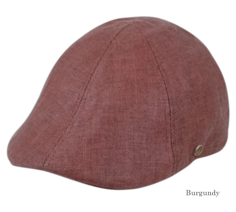 Linen duckbill ivy caps
