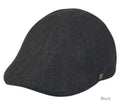 Linen Duckbill Ivy Cap (One Size) - Black