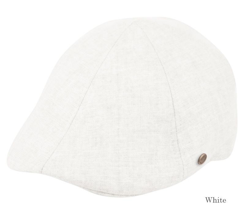 Linen duckbill ivy caps