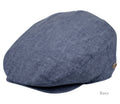 Linen Flat Ivy Cap - Navy