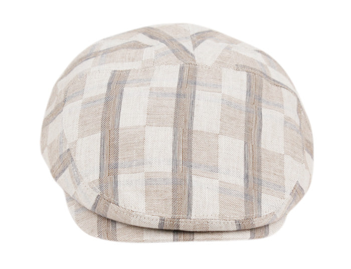 Cotton Slim Fit Six Panel Check Ivy Cap