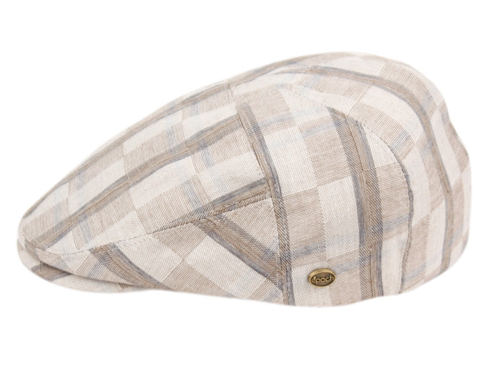 Cotton Slim Fit Six Panel Check Ivy Cap