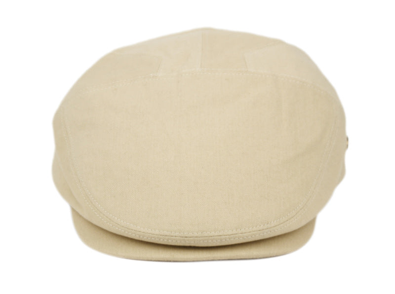 Solid color cotton slim fit six panel ivy cap