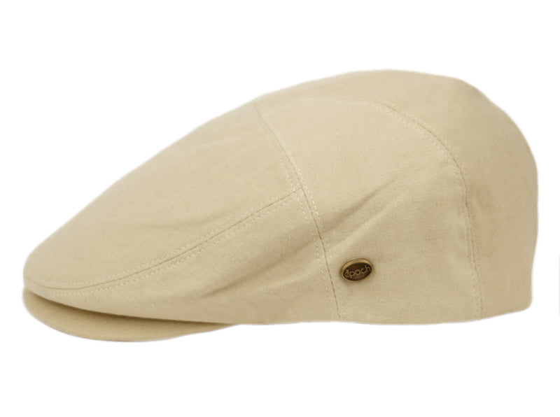 Solid color cotton slim fit six panel ivy cap