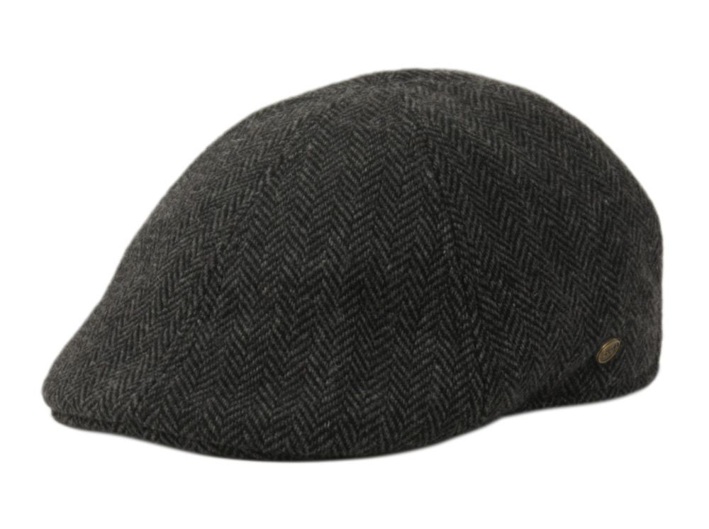 Tweed Herringbone Duckbill Ivy Cap