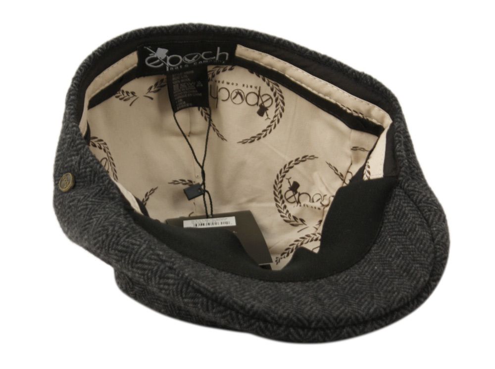 Tweed Herringbone Duckbill Ivy Cap