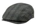 Herringbone Tweed Plaid Wool Ivy Cap