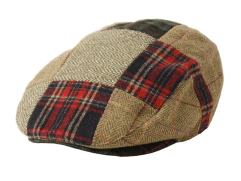 Patch Work Wool Blend Ivy Cap
