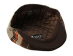 Multi Patch Work Newsboy Cap